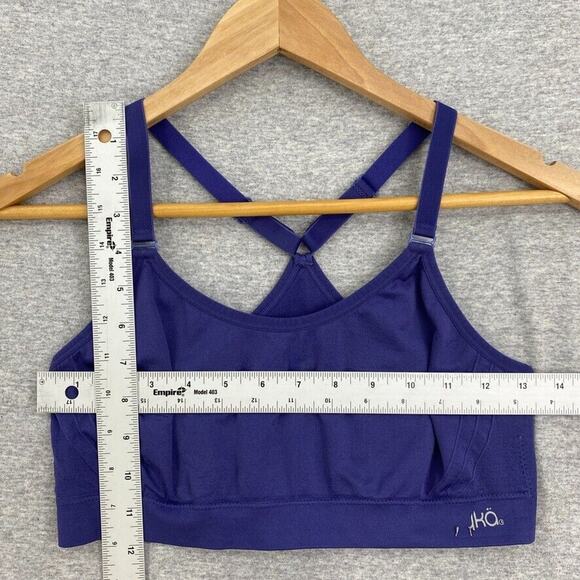 Ryka Sports Bra Womens Extra Small Purple Racer Back Yoga Gym Workout Adjustable - Picture 9 of 11